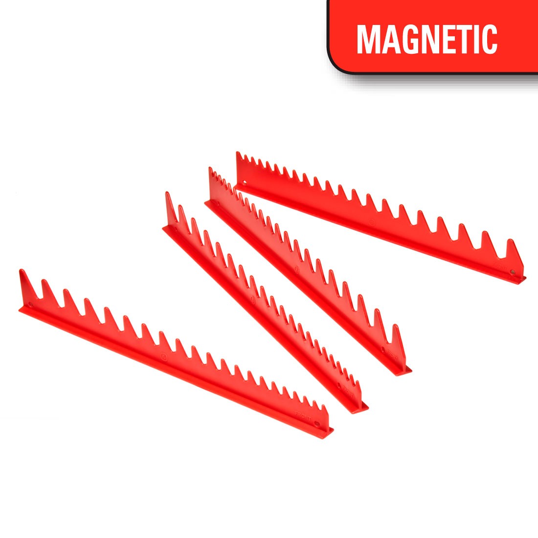 Ernst 6014M Red 40 Tool Wrench Organizer w/ Magnet Mount 