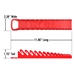 14 Tool GRIPPER Stubby Wrench Organizer-Red - 5092