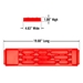 3/8” Ratchet and Extension Tray - Red - 8372