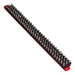 18" 96 Tool Magnetic Bit Bar - Black/Red - 5734
