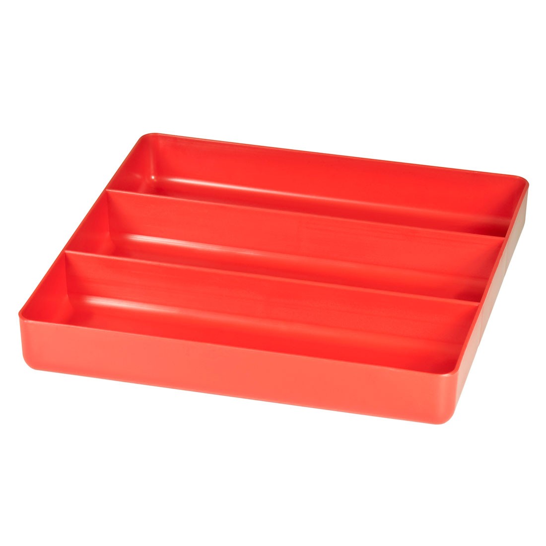 Three Compartment Organizer Tray-Red