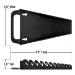 11 Tool GRIPPER Wrench Organizer-Black - 5087