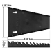 11 Tool Wrench Tray-Black - 5036
