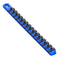 13” Socket Organizer w/Twist Lock Clips - Blue-1/4" socket holders organizers, best socket organizer, socket set organizer, tool box socket organizers, magnetic socket organizer, tool socket organizer, socket tray organizer, socket organization, socket rail organizer, snap on socket organizer, socket organizer diy, socket holder, magnetic socket holder, socket holders, magnetic socket holders, snap on socket holder, socket set holder, best socket holder, plastic socket holder, socket holder magnetic, socket holder rail, ernst socket rails, magnetic socket rail, socket rails, socket rail, rails socket, socket rails and clips, best socket rails, ernst socket organizer, socket storage, twist lock, twistlock, twist socket, twist socket set, socket lock, lock a socket, snap on socket set