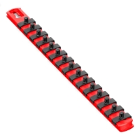 13” Socket Organizer w/Twist Lock Clips - Red-1/4" socket holders organizers, best socket organizer, socket set organizer, tool box socket organizers, magnetic socket organizer, tool socket organizer, socket tray organizer, socket organization, socket rail organizer, snap on socket organizer, socket organizer diy, socket holder, magnetic socket holder, socket holders, magnetic socket holders, snap on socket holder, socket set holder, best socket holder, plastic socket holder, socket holder magnetic, socket holder rail, ernst socket rails, magnetic socket rail, socket rails, socket rail, rails socket, socket rails and clips, best socket rails, ernst socket organizer, socket storage, twist lock, twistlock, twist socket, twist socket set, socket lock, lock a socket, snap on socket set