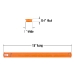 13” Universal Socket Rail - Orange - 8382B
