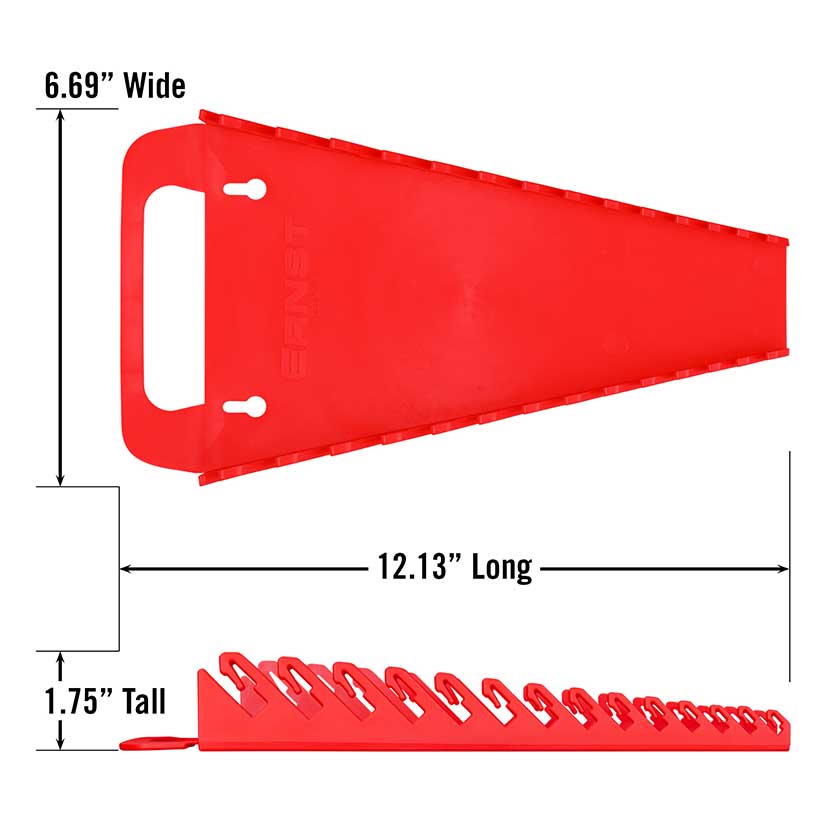 - 14 Tool GRIPPER Wrench Organizer-Red #5037