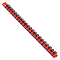 18” Socket Organizer And 22 Dura-Pro HD Clips - Red-1/4" socket holders organizers, best socket organizer, socket set organizer, tool box socket organizers, magnetic socket organizer, tool socket organizer, socket tray organizer, socket organization, socket rail organizer, snap on socket organizer, socket organizer diy, socket holder, magnetic socket holder, socket holders, magnetic socket holders, snap on socket holder, socket set holder, best socket holder, plastic socket holder, socket holder magnetic, socket holder rail, ernst socket rails, magnetic socket rail, socket rails, socket rail, rails socket, socket rails and clips, best socket rails, ernst socket organizer, socket storage, twist lock, twistlock, twist socket, twist socket set, socket lock, lock a socket, snap on socket set