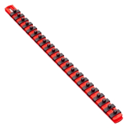 18” Socket Organizer And 22 Dura-Pro HD Clips - Red-1/4" socket holders organizers, best socket organizer, socket set organizer, tool box socket organizers, magnetic socket organizer, tool socket organizer, socket tray organizer, socket organization, socket rail organizer, snap on socket organizer, socket organizer diy, socket holder, magnetic socket holder, socket holders, magnetic socket holders, snap on socket holder, socket set holder, best socket holder, plastic socket holder, socket holder magnetic, socket holder rail, ernst socket rails, magnetic socket rail, socket rails, socket rail, rails socket, socket rails and clips, best socket rails, ernst socket organizer, socket storage, twist lock, twistlock, twist socket, twist socket set, socket lock, lock a socket, snap on socket set