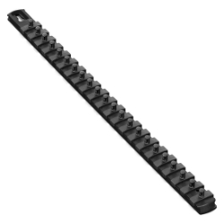 18” Socket Organizer w/Twist Lock Clips - Black-1/4" socket holders organizers, best socket organizer, socket set organizer, tool box socket organizers, magnetic socket organizer, tool socket organizer, socket tray organizer, socket organization, socket rail organizer, snap on socket organizer, socket organizer diy, socket holder, magnetic socket holder, socket holders, magnetic socket holders, snap on socket holder, socket set holder, best socket holder, plastic socket holder, socket holder magnetic, socket holder rail, ernst socket rails, magnetic socket rail, socket rails, socket rail, rails socket, socket rails and clips, best socket rails, ernst socket organizer, socket storage, twist lock, twistlock, twist socket, twist socket set, socket lock, lock a socket, snap on socket set