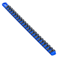 18” Socket Organizer w/Twist Lock Clips - Blue-1/4" Organizador de enchufes Ernst, Soporte de enchufes con bloqueo giratorio, Almacenamiento personalizable de enchufes, Organización premium de herramientas, Bandeja de herramientas Hansen, Estante de enchufes de acceso rápido, Organizador de enchufes de alta densidad, Soporte magnético para enchufes, Organizador de taller Hansen, Estante compacto para enchufes, Almacenamiento seguro de enchufes, Organización precisa de herramientas, Almacenamiento en el garaje de Hansen, Sistema versátil de estantes para enchufes, Soporte magnético con agarre para enchufes, Soporte para enchufes que ahorra espacio, Almacenamiento ajustable de enchufes, Sistema modular ernst, Caddy ergonómico para enchufes, Organizador universal de enchufes
