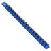 18” Socket Organizer w/Twist Lock Clips - Blue-3/8" - 8404