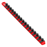 18” Socket Organizer w/Twist Lock Clips - Red-1/2" socket holders organizers, best socket organizer, socket set organizer, tool box socket organizers, magnetic socket organizer, tool socket organizer, socket tray organizer, socket organization, socket rail organizer, snap on socket organizer, socket organizer diy, socket holder, magnetic socket holder, socket holders, magnetic socket holders, snap on socket holder, socket set holder, best socket holder, plastic socket holder, socket holder magnetic, socket holder rail, ernst socket rails, magnetic socket rail, socket rails, socket rail, rails socket, socket rails and clips, best socket rails, ernst socket organizer, socket storage, twist lock, twistlock, twist socket, twist socket set, socket lock, lock a socket, snap on socket set