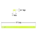 18” Universal Socket Rail - HIVIZ - 8387B