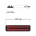 2 Rail Twist Lock Socket Boss® 13” - Red-1/2" - 8494