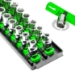 2 Rail Twist Lock Socket Boss® 18” - Green-1/2" - 8487
