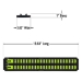 2 Rail Twist Lock Socket Boss® 18” - HIVIZ-1/4" - 8461HV