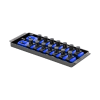 2 Rail Twist Lock Socket Boss® 8” - Blue-1/2" 
