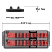 2 Rail Twist Lock Socket Boss® 8” - Red-1/4" - 8552