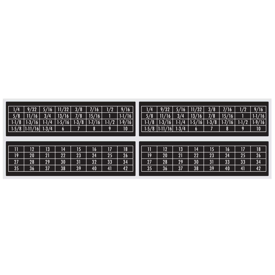 Ernst Manufacturing 5400 Modular Wrench Rack Organizer, 20 Tool, Black Ernst Manufacturing 5400 Modular Wrench Rack Organizer, 20 Tool, Black