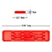3/8” Ratchet and Extension Tray - Red - 8372
