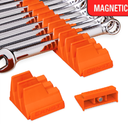 40 Tool Magnetic Modular Wrench Pro - Orange wrench drawer, tool box storage, wrench pro, wrench modular, modular wrench storage, wrench rack, tool box wrench, wrench tool box, wrench storage