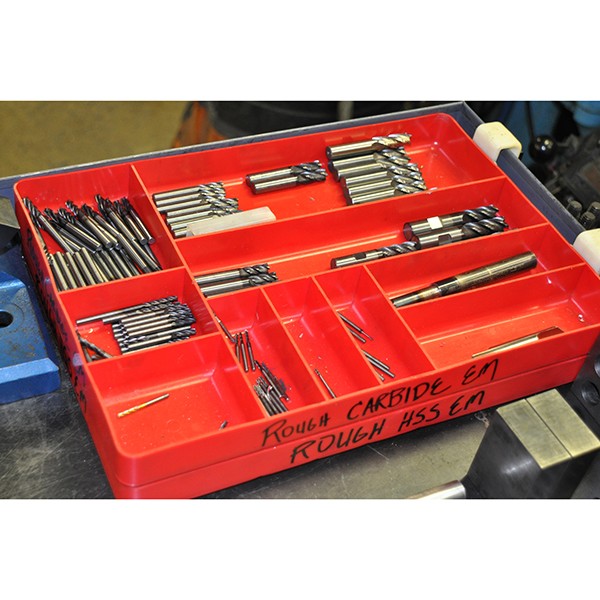 Ten Compartment Tool and Parts Organizer Tray by Ernst