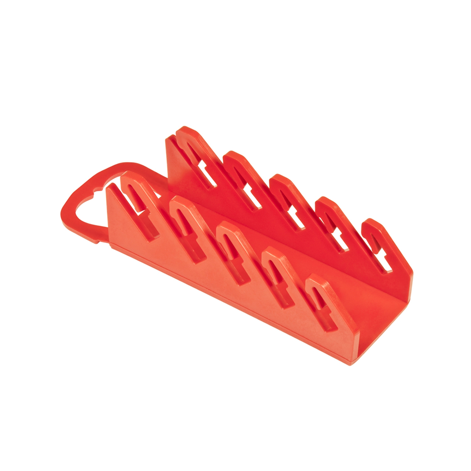 Blue Plastic Portable 10-Tool Wrench Organizer Tray / Holder By JSPManufacturing