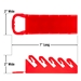 GRIPPER Stubby Wrench Organizer-Red - 5 Tool - 5070