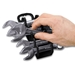 Stubby Gripper Wrench Organizer with tools