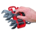Gripper Wrench Organizer with tools