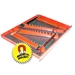 40 Tool SPACE SAVER Wrench Rail Organizers w/Magnet - Red - 6014M