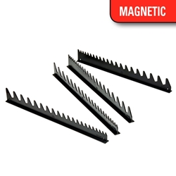 40 Tool SPACE SAVER Wrench Rail Organizers - Black - Magnetic Tape 