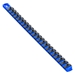 18” Socket Organizer w/Twist Lock Clips - Blue-1/4" - 8403
