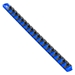 18” Socket Organizer w/Twist Lock Clips - Blue-3/8" - 8404