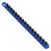18” Socket Organizer w/Twist Lock Clips - Blue-1/2" - 8405