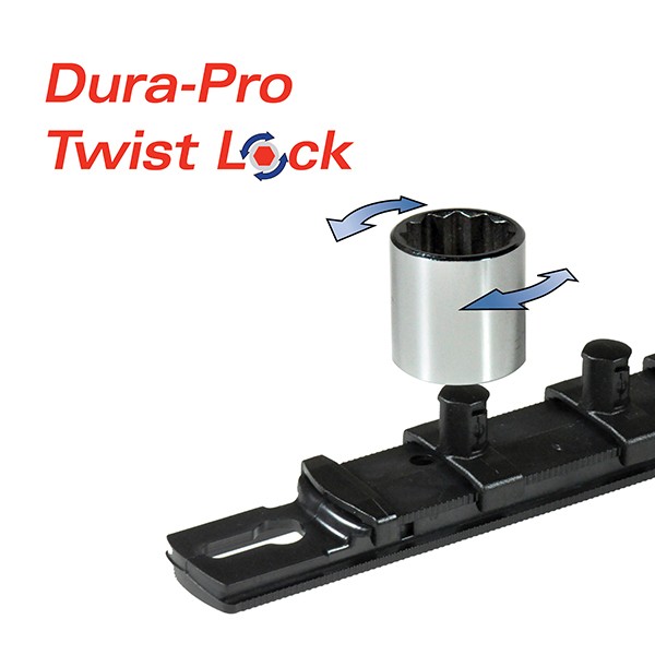 - Magnetic 13” Twist Lock Pro Series Socket System - Black #8476