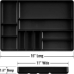 Ten Compartment Organizer Tray-Black - 5011