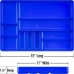 Ten Compartment Organizer Tray-Blue - 5012