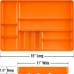Ten Compartment Organizer Tray-Orange - 5019