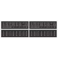Wrench Pro ID labels - 128 labels socket rail clips, socket rails and clips