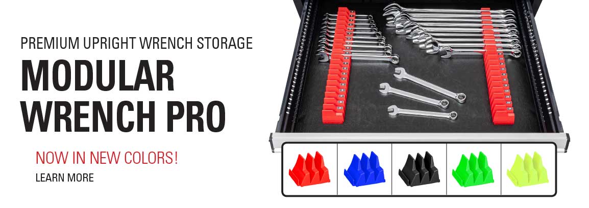 Modular Wrench storage now in more colors