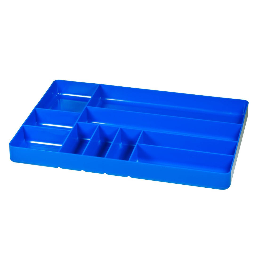 Ernst Manufacturing 5012 11 x 16 10 Compartment Organizer Tray - Blue