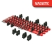 Magnetic Twist Lock Complete Socket System - Red - 8470